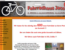 Tablet Screenshot of jacoby-bikes.de